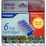 sada komp. cartridge Epson T048140 + T048240 +  T048340 + T048440 + T048540 + T048640 (celkem 6ks)