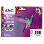 Sada Epson T0801 + T0802 + T0803 + T0804 + T0805 + T0806